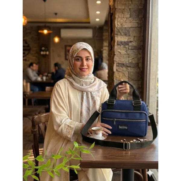 کیف دستی و دوشی زنانه کار مشهد طرح (A bershka02) - Image 4