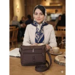 کیف دوشی زنانه 6 زیپ کار مشهد طرح (A 6zipper 01) - Image 6