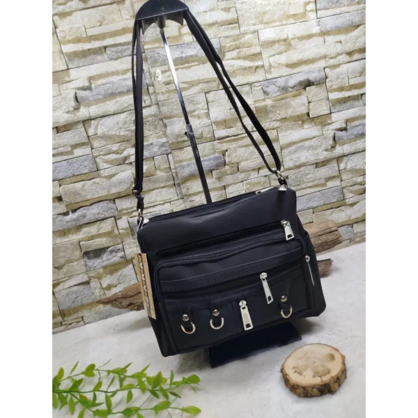 کیف دوشی زنانه 9 جیب کار مشهد طرح (A 9pocket01) - Image 4