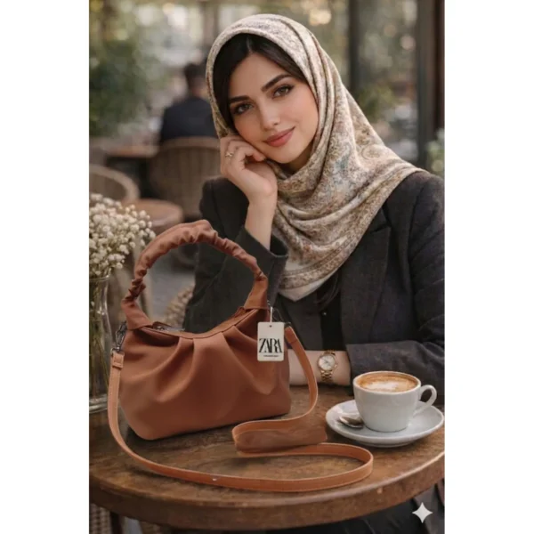 کیف زنانه دسته چروک کار مشهد طرح (A wrinkles01) - Image 17