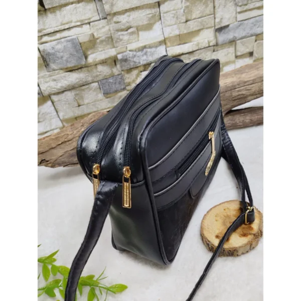 کیف زنانه دوشی دوزیپ کار مشهد طرح (A 2zip01) - تصویر 4