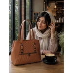 کیف زنانه گلدوزی 2 سگک کار مشهد طرح (A embroidery 01) - Image 9