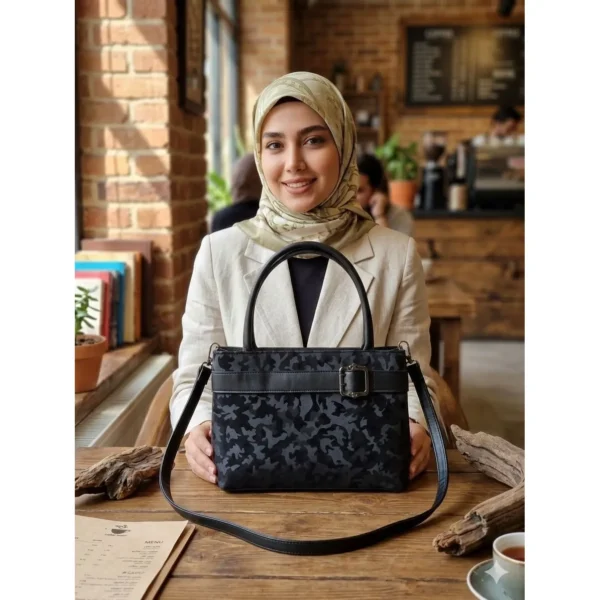 کیف مجلسی زنانه سگک دار کار مشهد طرح (A buckle 01) - Image 6