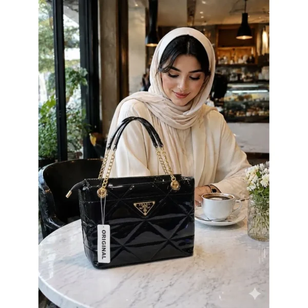 کیف مجلسی زنانه ورنی کار مشهد طرح (A Vernie 01) - Image 7