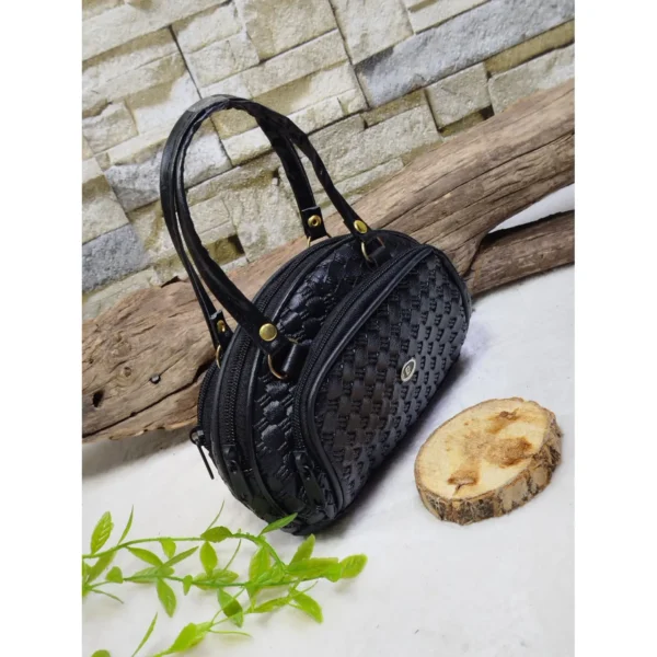 کیف پول زنانه دستی 3 زیپ کار مشهد طرح (A wallet01) - Image 3
