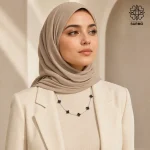 گردنبند استیل ونکلیف پنج گل مشکی نقره ای کد 509428010 - Image 3