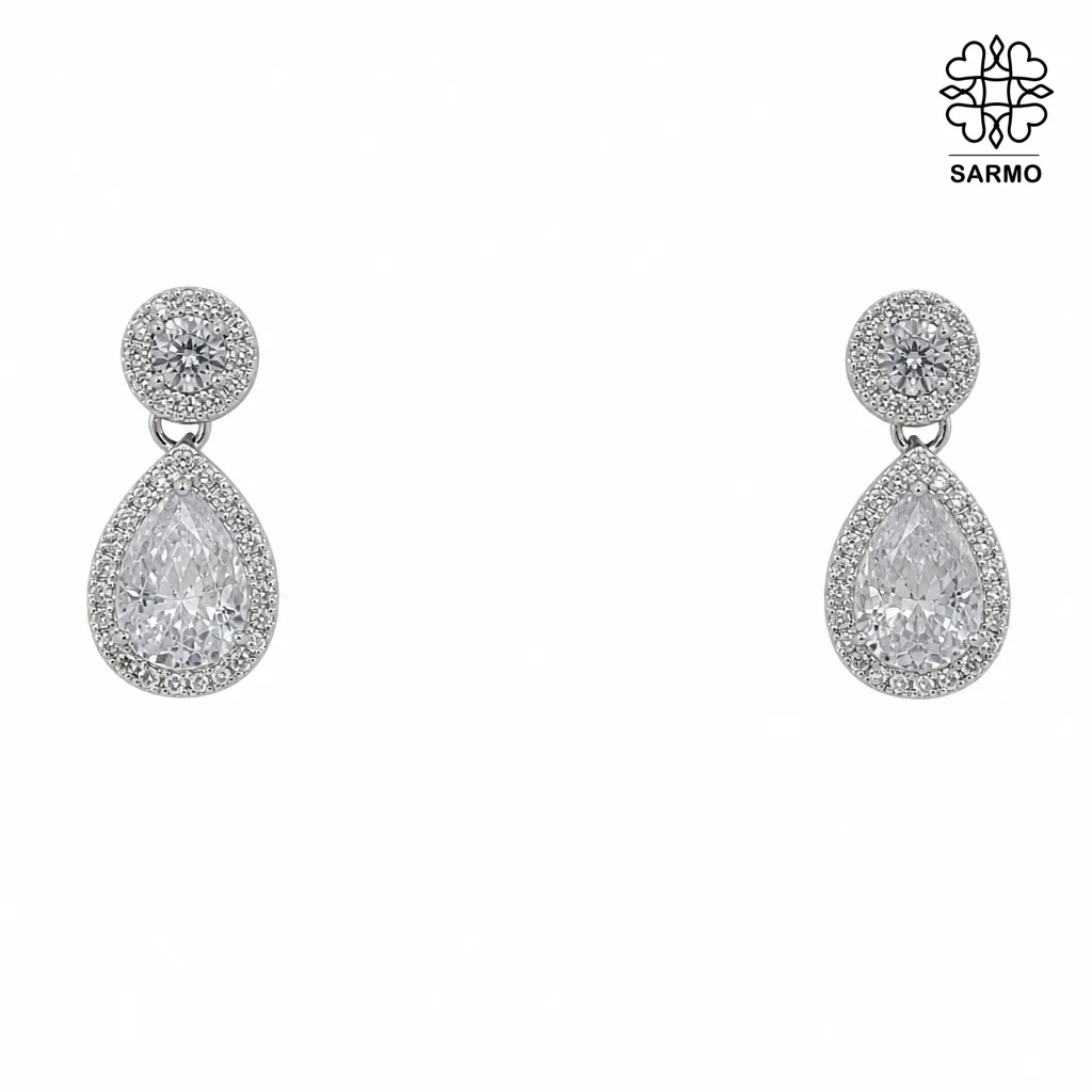 گوشواره-طرح-نگین-اشکی-کد-408002374-1022-wPpIv گوشواره استیل طرح نگین اشکی کد 408002374 - Image 1