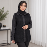 شومیز گیپور تارا مشکی