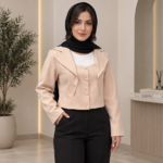 کراپ کت مازراتی روژین کرم