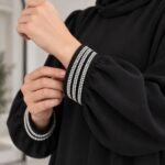 عبا ژاکلین آرینا مشکی - تصویر 3