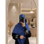 روسری ابریشم تک رنگ - تصویر 13