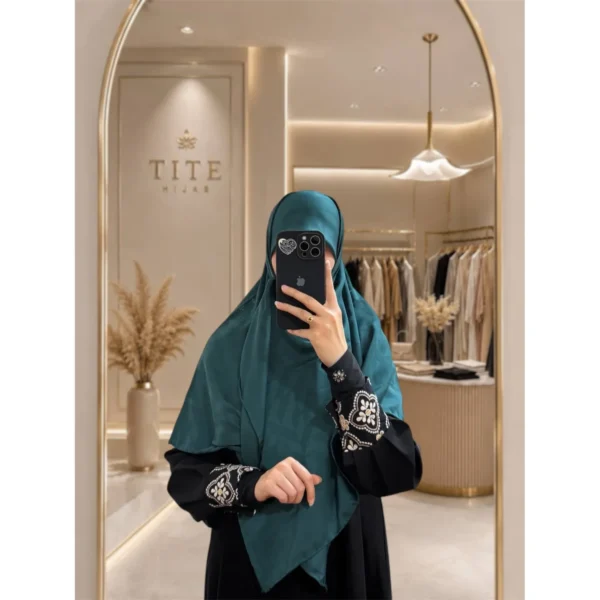 روسری ابریشم تک رنگ - تصویر 14