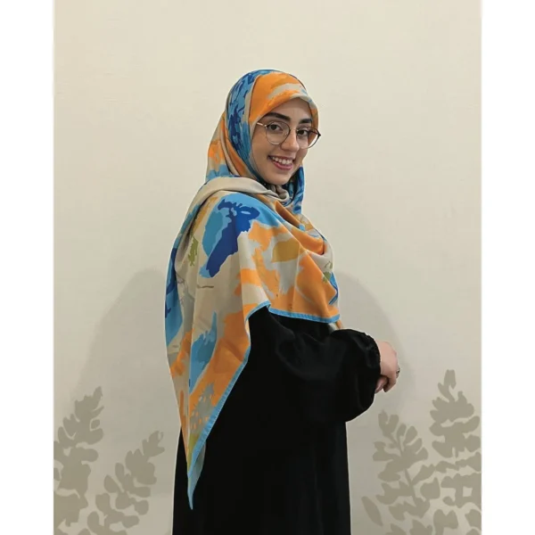 روسری حریر سنبل - تصویر 25
