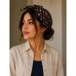 مینی اسکارف حریر چاپی