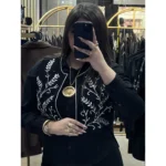 وست زنانه مجلسی جواهر دوزی مدل سوین - تصویر 2