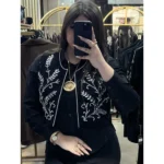 وست زنانه مجلسی جواهر دوزی مدل سوین