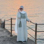 پیراهن لینن خارجی شیکِ ساحِل - تصویر 4