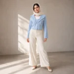 کراپ کت مازراتی روژین آبی