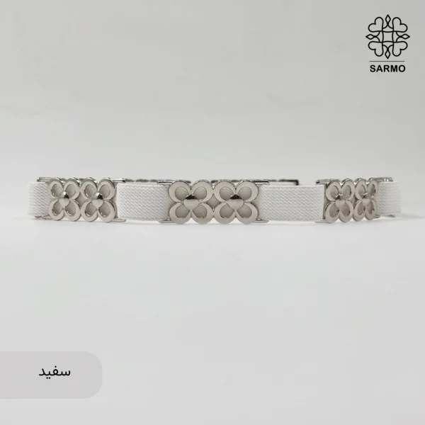 کمربند کشی 1.5 سانت گل کد 023 - تصویر 2