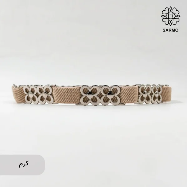 کمربند کشی 1.5 سانت گل کد 023 - تصویر 4