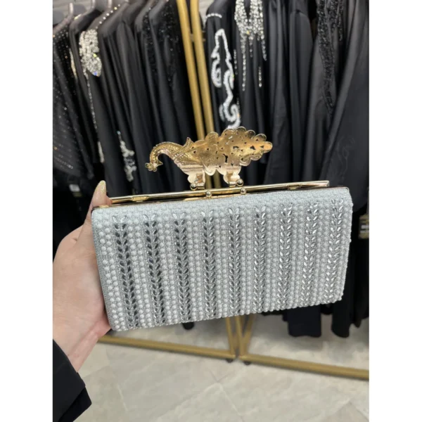 کیف زنانه مجلسی طاووس کد ۷۷۴ - تصویر 2