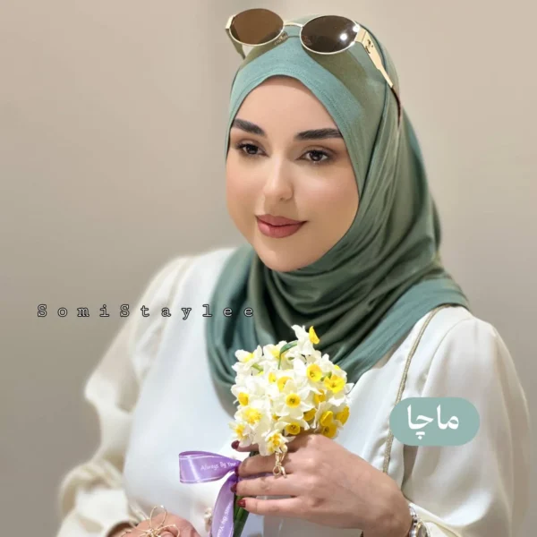 شال کشی کویتی طیف سبز - تصویر 39