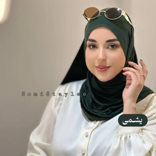 شال کشی کویتی طیف سبز - تصویر 40
