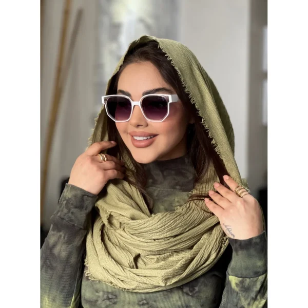 عینک آفتابی زنانه دیور فریم گرد کائوچویی - کد 21788 - تصویر 2