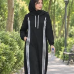 پیراهن کلاه‌دار اسپرت مدل آریسا